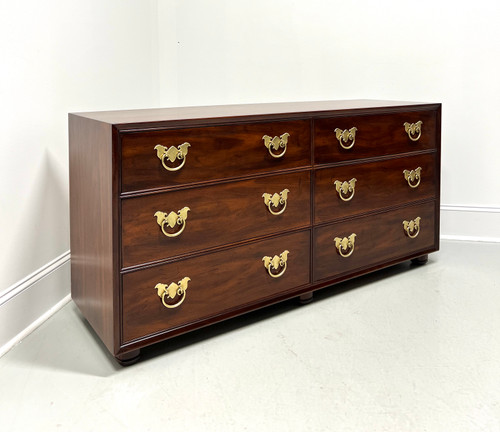 HENREDON Asian Chinoiserie Style Six Drawer Double Dresser