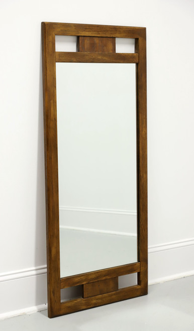 DREXEL HERITAGE Woodbriar Pecan Campaign Style Wall Mirror