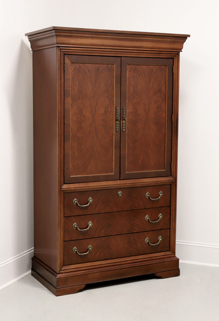 SOLD - DREXEL Studio Marseille Mahogany French Style Armoire / Linen Press