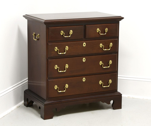 SOLD  - LINK-TAYLOR Heirloom Planters Solid Mahogany Chippendale Bedside Chest - B