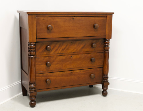 Antique 19th Century Walnut Empire Style Chest of Four Drawers Antique 19th Century Walnut Empire Style Chest of Four Drawers