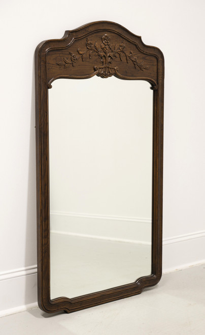 Late 20th Century Oak French Country Style Wall Mirror