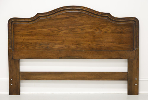 Late 20th Century Oak French Country Style Queen Size Headboard Late 20th Century Oak French Country Style Queen Size Headboard