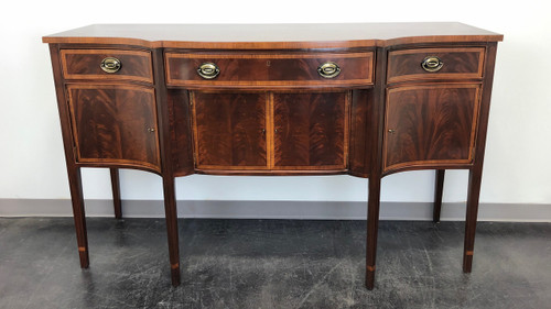 SOLD OUT - SOUTHAMPTON Flame Mahogany Inlaid Banded Hepplewhite Sideboard