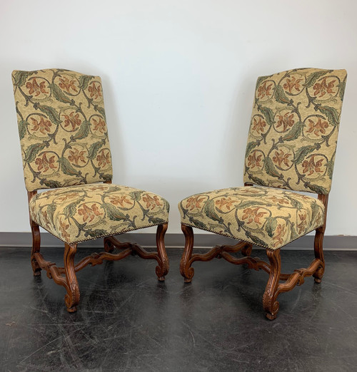 SOLD OUT - French Country Style Dining Side Chairs by Fremarc Designs - Pair 1