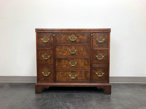 SOLD OUT - BAKER Chippendale Style Burl Walnut Flip Top Serving Chest