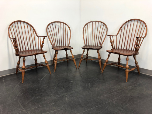 SOLD - DR DIMES Loop Back Windsor Dining Chairs - Set of 4