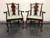 SOLD - HENKEL HARRIS 102A 29 Chippendale Ball in Claw Dining Armchairs - Pair