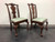 SOLD - HENKEL HARRIS 102S 29 Chippendale Ball in Claw Dining Side Chairs - Pair B