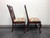 SOLD - THOMASVILLE Mahogany Collection Chippendale Dining Side Chairs -- Pair 2