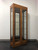 SOLD - HENREDON Artefacts Campaign Style Illuminated Curio Cabinet A