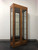 SOLD - HENREDON Artefacts Campaign Style Illuminated Curio Cabinet B