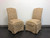 SOLD - LANE VENTURE Transitional Style Parsons Chairs - Pair A