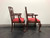 SOLD - BAKER Chippendale Ball in Claw Mahogany Dining Armchairs - Pair