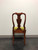 SOLD - HENKEL HARRIS  110S 24 Cherry Queen Anne Dining Side Chair