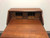 SOLD - Vintage Solid Cherry Chippendale Block Front Secretary Desk