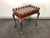SOLD - COUNCILL CRAFTSMEN Solid Mahogany Chippendale Ball in Claw Tea Table