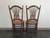 SOLD - NICHOLS & STONE Cherry Wheat Sheaf Dining Chairs - Pair 2