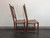 SOLD - NICHOLS & STONE Cherry Wheat Sheaf Dining Chairs - Pair 3