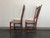 SOLD - NICHOLS & STONE Cherry Wheat Sheaf Dining Chairs - Pair 3