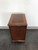 SOLD - Diminutive Burl Walnut Chippendale Style Chest / Nightstand