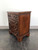 SOLD - Diminutive Burl Walnut Chippendale Style Chest / Nightstand