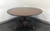 SOLD - Vintage Banded Mahogany 60" Round Dining Table
