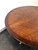 SOLD - Vintage Banded Mahogany 60" Round Dining Table