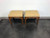 SOLD - ETHAN ALLEN Chinoiserie Bench Footstool - Pair