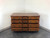 SOLD - KLING Golden Mahogany Chippendale Block Front Dresser