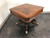 SOLD - COUNCILL CRAFTSMEN Inlaid Flame Mahogany Large Lamp Table