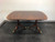SOLD - Banded Flame Mahogany Double Pedestal Dining Table by Tradition House