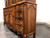 SOLD - Vintage French Country Secretary Desk China Cabinet