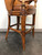 SOLD - ETHAN ALLEN Faux Bamboo Rattan Barstools - Pair