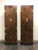 SOLD - HENREDON Scene One Campaign Style Armoire Cabinets - Pair