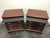 SOLD - HICKORY FURNITURE American Masterpiece Mahogany Chippendale Bedside Chests - Pair