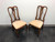 SOLD - ETHAN ALLEN French Country Dining Side Chairs - Pair E