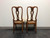 SOLD - ETHAN ALLEN French Country Dining Side Chairs - Pair E