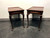 SOLD OUT - Queen Anne Style Mahogany Tea Tables Side End Tables - Pair