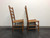 SOLD - ETHAN ALLEN Ladder Back Rush Seat Dining Side Chairs - Pair 1