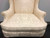 SOLD - HICKORY CHAIR Historical James River Plantations Queen Anne Wing Back Chair - A