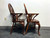 SOLD OUT - MAITLAND SMITH Handmade Solid Mahogany Gothic Style Arm Chairs - Pair