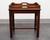 SOLD - Diminutive Solid Mahogany Chippendale Style Tray Table