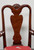 SOLD - HICKORY CHAIR Queen Anne Style Dining Arm Chairs - Pair 2