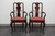 SOLD - HICKORY CHAIR Queen Anne Style Dining Arm Chairs - Pair 1