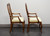 SOLD - ETHAN ALLEN French Country Dining Captain's Armchairs - Pair 2