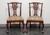 SOLD - COUNCILL Mahogany Chippendale Ball in Claw Dining Side Chairs - Pair 1