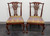 SOLD - COUNCILL Mahogany Chippendale Ball in Claw Dining Side Chairs - Pair 2