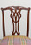 SOLD - COUNCILL Mahogany Chippendale Ball in Claw Dining Side Chairs - Pair 2