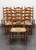 SOLD - HENKEL HARRIS 106 24 Solid Wild Black Cherry Ladder Back Dining Chairs - Set of 6